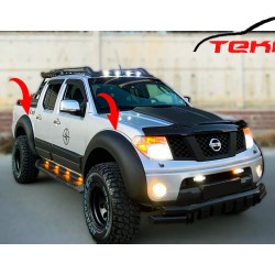 Nissan Navara D40 Çamurluk Kaplama -Dodik Takımı 2008--2014 Abs Plastik
